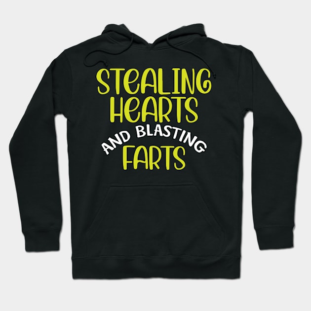 Stealing Hearts & Blasting Farts Hoodie by pako-valor